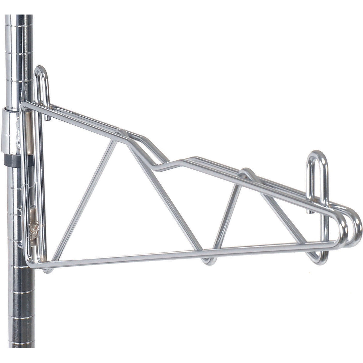 Nexel Chrome Adjustable Single Shelf Post Bracket 14""D