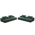 thumbnail image 3 of 55-inch Fluffy Chenille Lounge, No Assembly Required, Modern Sleeper For Indoor, 1 With Pillow, Foam Filled Fabric , Needed, Comfy Chair, Living Room Bedroom, 1 Seat, Fill, 3 of 6