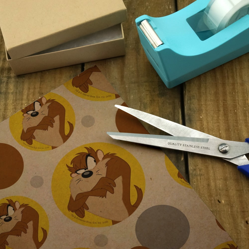 Looney Tunes Taz Premium Kraft Gift Wrap Wrapping Paper Roll
