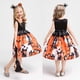 thumbnail image 2 of Vestido Para Niñas, Ropa Para Niñas, Falda De Gasa Para Niños, Festival, Cosplay, Vestido De Mascarada, Conjunto De Bolsa, Negro Odeerbi LM103-10570, 2 of 9