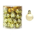 thumbnail image 2 of Dmlowu 40pcs Christmas Balls Ornaments - Shatterproof Christmas Ornaments for Holiday Party Wedding Christmas Tree Decocrations, 0.5"/15mm Fashion Christmas Ornaments Set, 2 of 3
