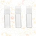 thumbnail image 1 of 3pcs Hair Dye Applicator Bottle with Comb for Precise Color Application and Even Distribution, 1 of 4