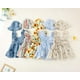 thumbnail image 2 of Vestido Renotemy, vestido de verano con gorro y girasoles amarillos para niña, 2 of 6
