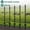 Black 5 feet (152.4 cm), variant on Heavy Duty Metal U-Channel Fence Posts 15 Pack with Anchor Plates No Dig Weather Resistant 4 feet (122 cm) Green