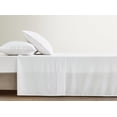 thumbnail image 2 of Chezmoi Collection 4-Piece Stone Washed Queen Sheet Set, Rayon Derived from Bamboo & Polyester Blended, Breathable & Cooling 15-Inches Deep Pocket Sheets & Pillowcases Set, White, 2 of 9