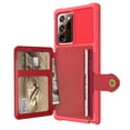 thumbnail image 2 of Samsung Galaxy Note 20 Ultra Wallet Case, Dteck Heavy Duty Hard Silicone Shockproof Case Flip Leather Card Holder Protective Cover For Samsung Galaxy Note 20 Ultra 6.9 inch, Red, 2 of 8