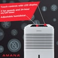 thumbnail image 4 of Amana 35 Pt 800 Sq ft Dehumidifier in White - Adjustable Humidistat, Automatic Shut-off, 4 of 11