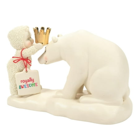 Department 56 Snowbabies Classic Collection Royally Awesome Figurine, 4.06 Inch