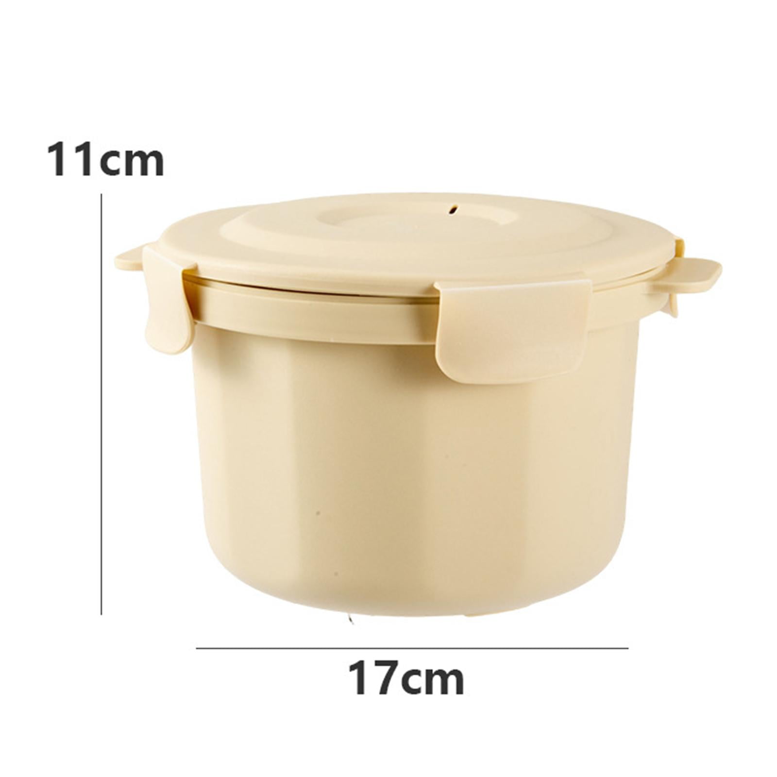 Fiocias Microwave Rice Cooker Steamer Food Storage Container Cooking Tool Micro Cookware