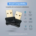thumbnail image 3 of Bluetooth Adapter for PC, USB Mini Bluetooth 5.0 Dongle for Computer Desktop Wireless Transfer for Laptop Bluetooth Headphones Headset Speakers Keyboard Mouse Printer Windows 10/8.1/8/7, 3 of 9