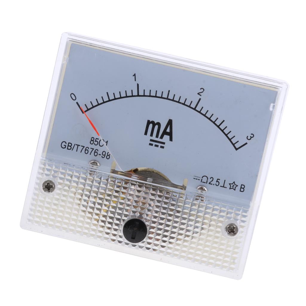 DC Ammeter Analog Panel Meter Amp Meter Current Pointer 3mA 03mA