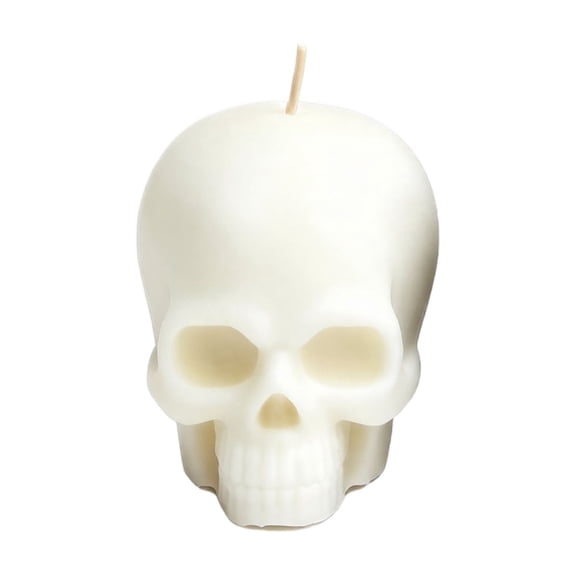 Halloween Skull Candles Horror and Novelty Decor, Home Decorative Themed Candles for Halloween, Birthday Candle Gifts, Scary Halloween Party Accessories