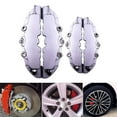 thumbnail image 2 of Brake Caliper Front and Rear 2 Pairs Red Heat Protective Caliper for Car Wheel Hub Modification and Decoration, 2 of 5