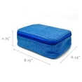 thumbnail image 2 of Wrapables Large Capacity 72 Slot Pencil Case for Colored Pencils, Stationery Pouch, Blue, 2 of 7
