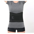 thumbnail image 2 of 10" Lumbar Sacral Support w/ Double Pull Tension Straps - Black - (20"-58" Waist), 2 of 4