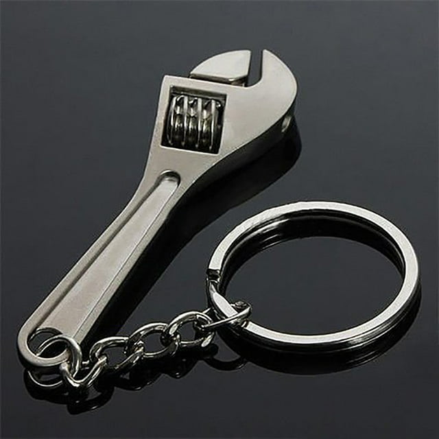 Llavero Creativo De Aleación De Zinc, Llave Inglesa, Llavero Ajustable, Herramientas Yuarrent VI009739-00