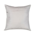 thumbnail image 3 of Pasargad Home Safari Geometric Silver Cowhide 17 Inch Decorative Throw Pillow, 3 of 4