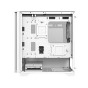 Montech AIR 100 ARGB MICRO-ATX Tower with Four ARGB Fans Pre Installed, Ultra-Minimalist Design, Fine Mesh Front Panel, High Airflow, Unique Side Swivel Tempered Glass, Dust Protection, White