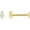 Gold, variant on 14K Yellow Gold .03 CT Natural Diamond Press Fit Back Stud Earring