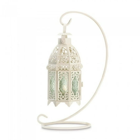 Walnut Candle Stand - WHITE FANCY CANDLE LANTERN WITH STAND
