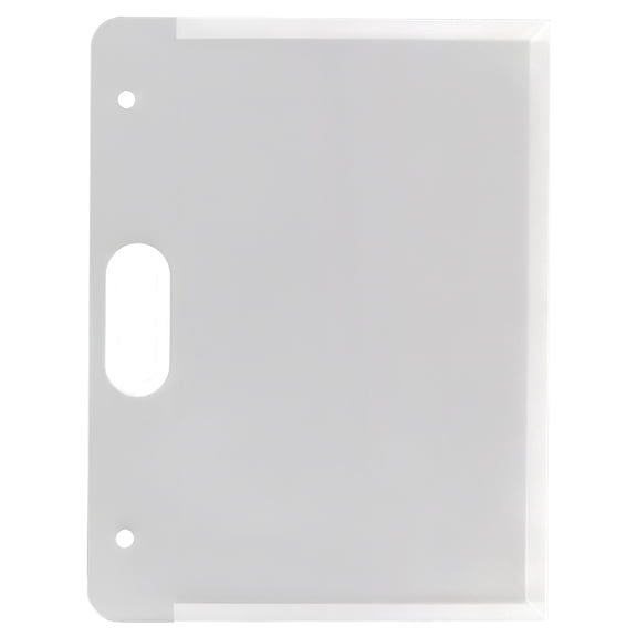 Translucent A3 Plastic Art Portfolio Case, Heavy-Duty Waterproof Document Holder with Integrated Handle, Lightweight Wear-Resistant, Portfolio Case for A4 Files, Artworks, Posters