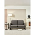 thumbnail image 3 of Gewnee 59" Loveseat Sofa Small Couch for Living Room, Sherpa Fabric Upholstered Loveseat Sofa Couch, Small Loveseat Sofa for Apartment, Bedroom, 3 of 10