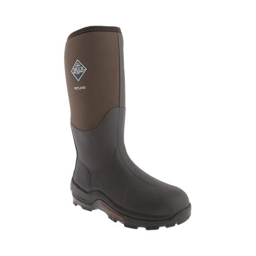 Muck Wetland Rubber Premium Mens Field Boots,Bark,Mens 10 M/Womens 11 M 