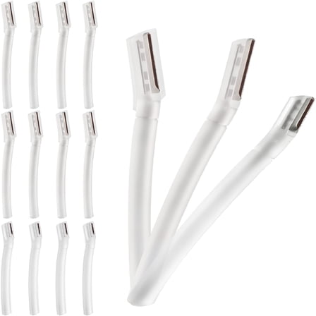 FACEGA Razor for Women Face,15 Pcs Microblade Eyebrow Razors,Multipurpose Dermaplaning Tool for Face,Peach Fuzz Removal,Face Shavers for Women and Men