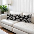 thumbnail image 2 of Black Starfish Coastal Body Pillow Cover 20 x 60 Inch Decorative Pillow Cover Shell Coral Summer Beach Nautical Ocean Lumbar Pillowcase Seasonal Rectangle Cushion Case for Couch Sofa Bed Living Room, 2 of 9