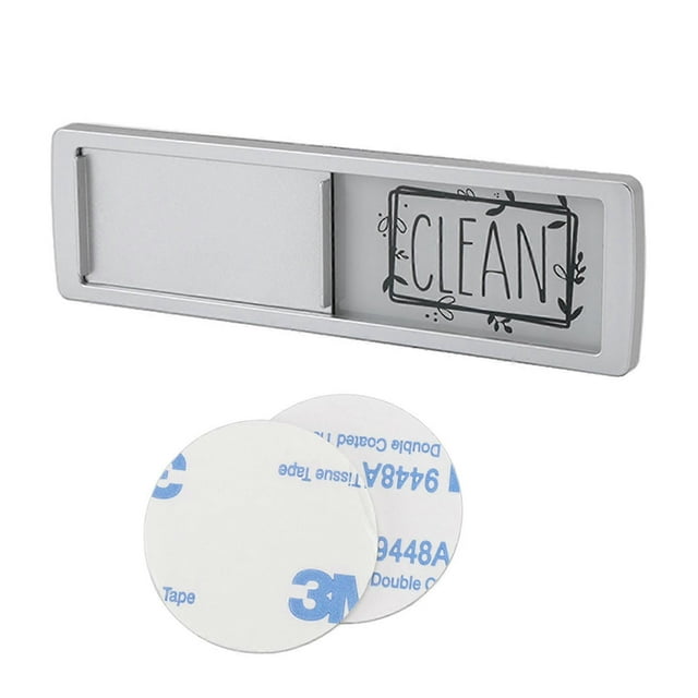 Dishwasher Magnet Clean Dirty Sign with Double-Sided Adhesive Tape