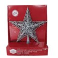 thumbnail image 4 of Holiday Time Silver Star Tree Topper with Clear Incandescent Lights, 9 in, 4 of 4