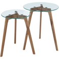 thumbnail image 3 of Convenience Concepts Clearview Round Nesting End Tables, 3 of 3