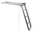 thumbnail image 2 of Extreme Max 3005.3434 Undermount Pontoon Ladder - 4-Step, 2 of 2