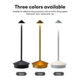 thumbnail image 1 of Aluminiumdimbar LED-bordslampa, IP54-skydd, inomhus-/utomhusanvändning, Pluggladdningsbas, H29cm, EU-kontakt - Corten-, 1 of 5