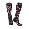 thumbnail image 4 of Balery Breast Cancer Awareness (2) Fun Novelty Socks Men'S Women'S Crew Socks Funny Crazy Novelty Socks Quirky And Cool Socks, 4 of 9