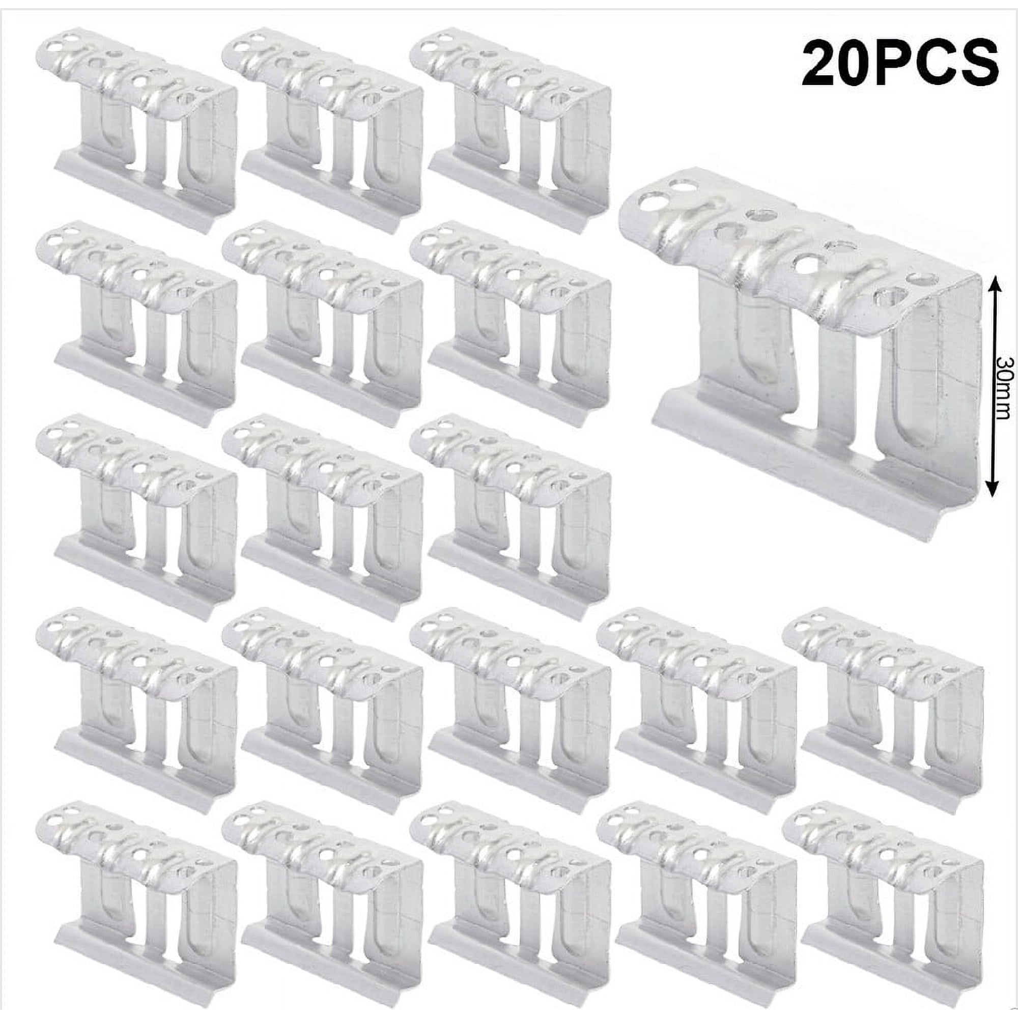 Patère,Pince d'Extrémité Solaire Réglable,Large Support Photovoltaïque pour Système de Panneaux