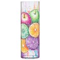 thumbnail image 6 of Colorful Fruits Pattern Plastic Vase 11.8'' x 3.9'' Transparent Non Breakable Decorative for Family, 6 of 6