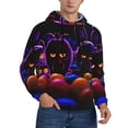 thumbnail image 2 of Saiise Five Nights At Freddy'S Men's Graphic Print Long Sleeve Drawstring Hoodie Pullover Sweatshirt-Medium, 2 of 6
