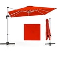 thumbnail image 1 of Costway 10 FT Patio Cantilever Umbrella Outdoor Aluminum Hanging Offset Umbrella w/ 360° Rotation Orange, 1 of 10