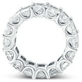 thumbnail image 3 of Pompeii 11 1/2Ct TW Radiant Cut Diamond Eternity Ring 14k Gold or Platinum Lab Grown, 3 of 4