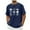 Navy(New), variant on PNTUTB Valentine's Day Men's Fashion Themed Prints Short Sleeve Crew Neck Casual Loose Comfortable T-shirt