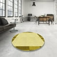 thumbnail image 4 of Ahgly Company Machine Washable Indoor Rectangle Transitional Dark Golden Rod Brown Area Rugs, 2' x 3', 4 of 7