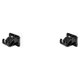 thumbnail image 1 of Kearding Barra de cortina para ventana de cocina para el hogar, Clip para dormitorio, sin clavos, sin pinchazos, barra de toalla desmontable, Negro 1pc 2piezas, 1 of 1