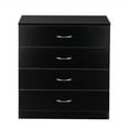 thumbnail image 2 of 4-Drawer Sturdy Dresser with Smooth Top,Easy Assembly,Modern Simple Dresser for Bedroom, Family Room, Living Room, Home Office, Black, 2 of 8