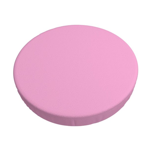 Balery Pink Fundas de asiento para taburete de bar redondo de tela de terciopelo ajustables que protegen de arañazos y manchas para sillas de 14 a 17 pulgadas.-13 inch
