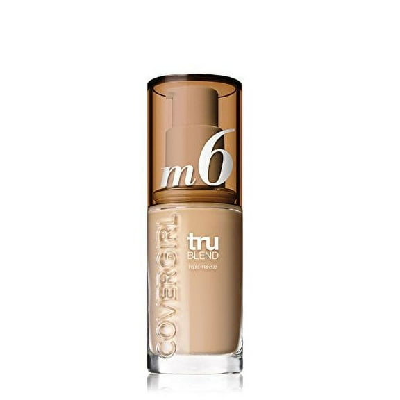 COVERGIRL truBlend Liquid Foundation Makeup Perfect Beige M6, 1 oz