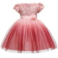 thumbnail image 1 of LOVZFMLL Robe à Volants Sans Manches à Imprimé Fleuri Mignonne pour Filles Tout-Petits, 1 of 9