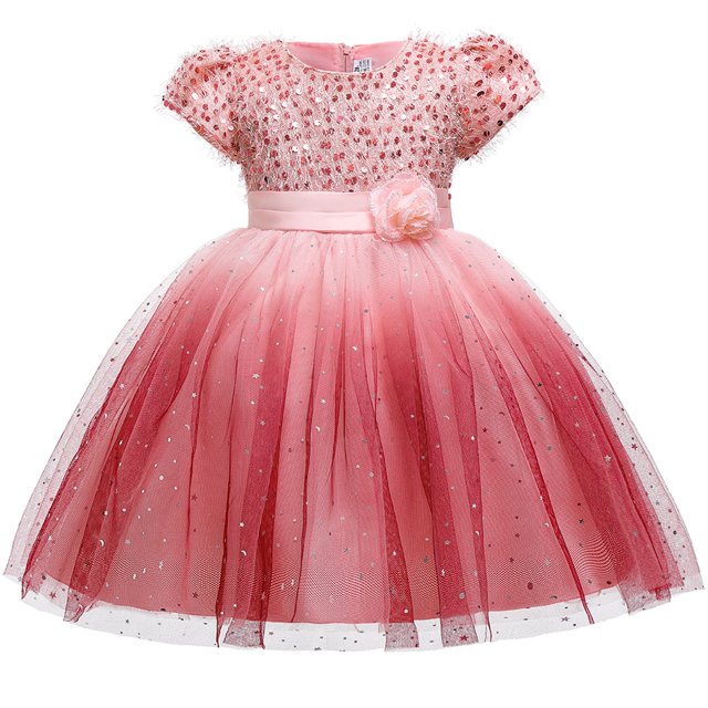 LOVZFMLL Robe à Volants Sans Manches à Imprimé Fleuri Mignonne pour Filles Tout-Petits