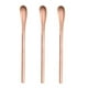 thumbnail image 1 of Cuchara mezcladora de acero inoxidable de 3 piezas-cuchara mezcladora de estilo japonés de 13 cm (oro rosa), 1 of 5