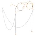 thumbnail image 3 of Coofit Eyeglass Chain Non-slip Fashion Fake Pearl Eyeglass Chain Sunglass Holder Strap, 3 of 5